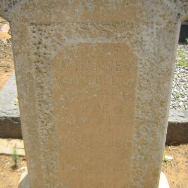 COLLER Adolf Johannes, van 1847-1928