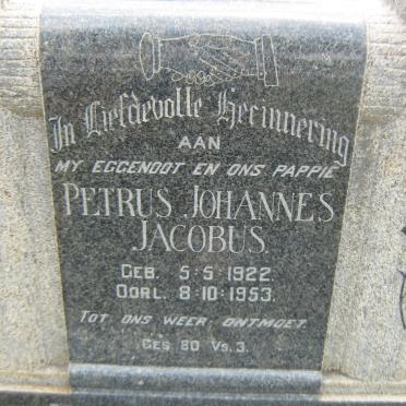 DELPORT Petrus Johannes Jacobus 1922-1953