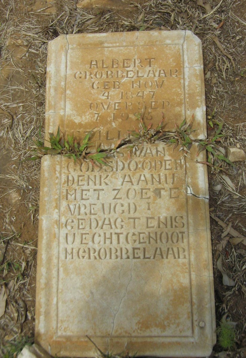 GROBBELAAR Albert 1847-1925