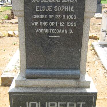 JOUBERT Elsje Sophia 1869-1932