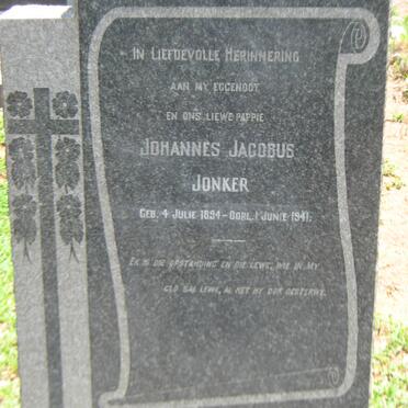 JONKER Johannes Jacobus 1894-1941