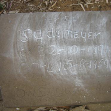 MEYER S.G., de 1891-1959