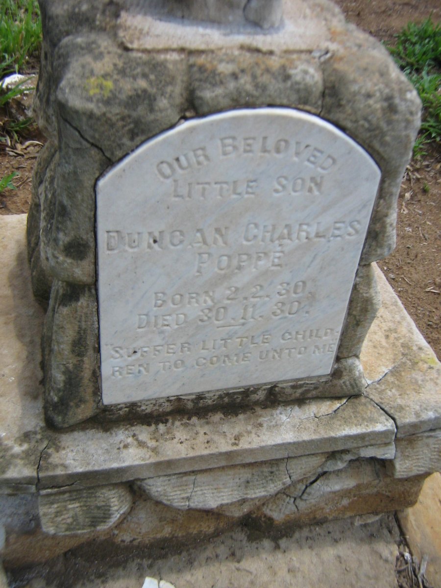 POPPE Duncan Charles 1930-1930