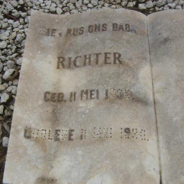 RICHTER Frederik George Godfried 1859-1955 &amp; Engela Elizabeth REINEKE 1861-1926 :: RICHTER Baba 1930-1930