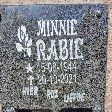 RABIE Minnie 1944-2021