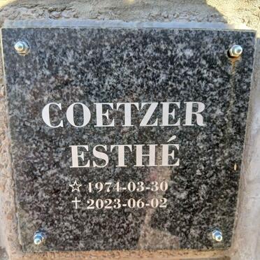 COETZER Esthe 1974-2023