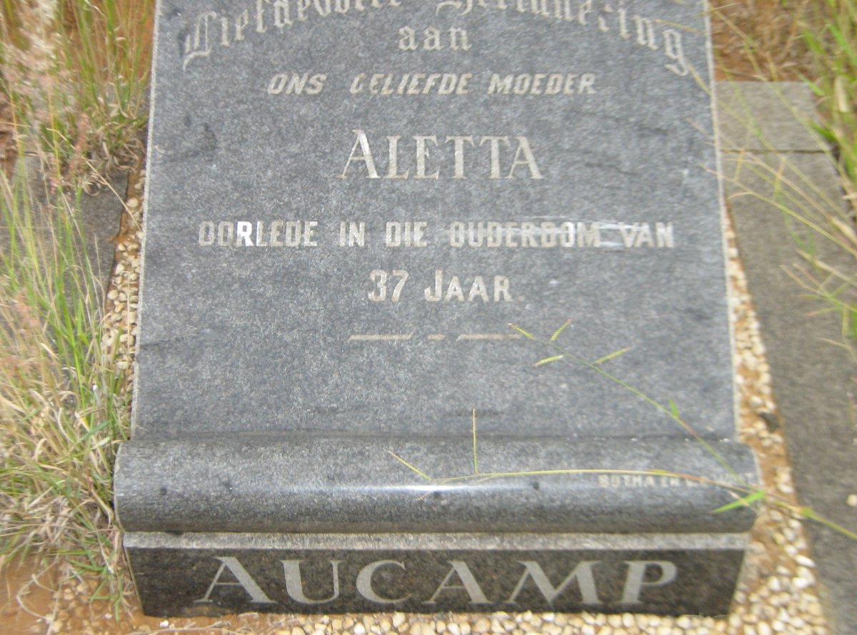 AUCAMP Aletta