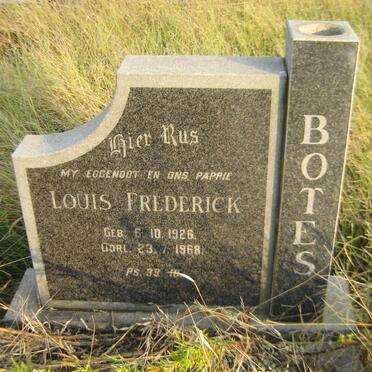 BOTES Louis Frederick 1926-1968
