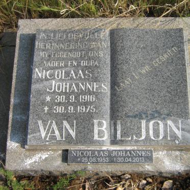 BILJON Nicolaas Johannes, van 1916-1975 :: BILJON Nicolaas Johannes, van 1953-2013