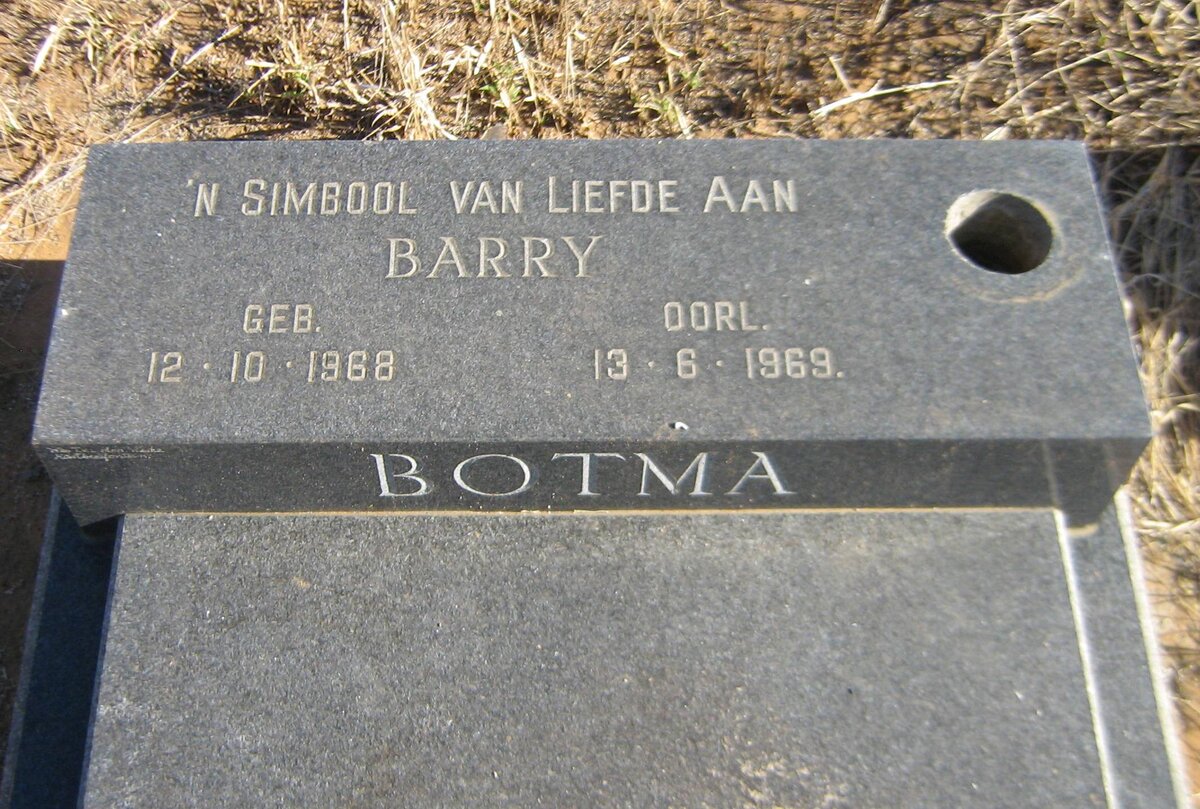 BOTMA Barry 1968-1969