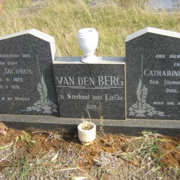 BERG Andries Jacobus, van den 1929-1978 &amp; Catherine Wilhelmina HUMAN 1930-