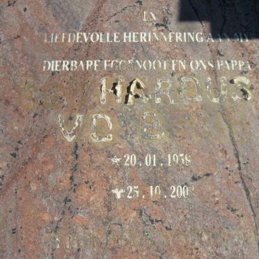 BERG Gerhardus J., v.d. 1958-2003