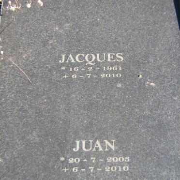 BARNARD Jacques 1961-2010 &amp; Lizelle 1980-2010 :: BARNARD Juan 2003-2010 :: BARNARD Milla 2007-2010