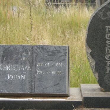 BOSHOFF Christiaan Johan 1898-1961 &amp; Sophia Elizabeth J. FOURIE 1904-1994
