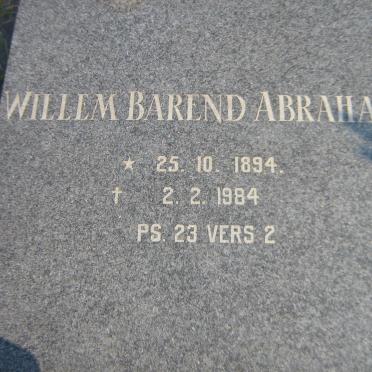 BOSHOFF Willem Barend Abraham 1894-1984