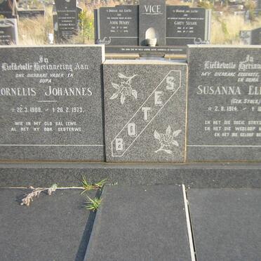 BOTES Cornelis Johannes 1908-1973 &amp; Susanna Elizabeth STOLS 1914-1970