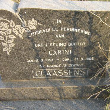 CLAASSENS Carini 1947-1968