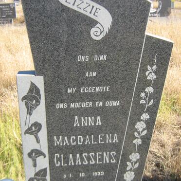 CLAASSENS Anna Magdalena 1933-1984