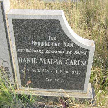 CARLSE Danie Malan 1934-1973