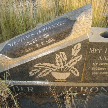 CRONJE Stephanus Johannes 1911-1966 &amp; Anna Cecilia Aletta V.D. LINDE 1915-