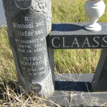 CLAASSENS Petrus Gerhardus 1961-1986