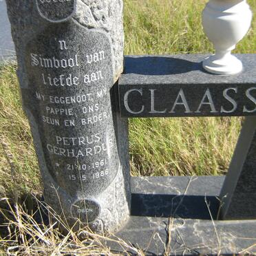 CLAASSENS Petrus Gerhardus 1961-1986