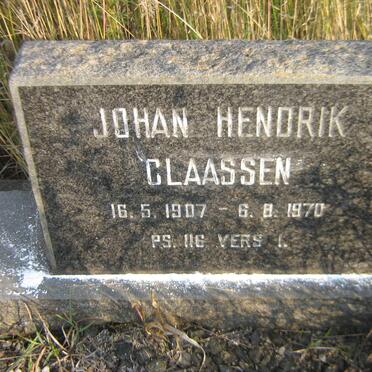 CLAASSEN Johan Hendrik 1907-1970