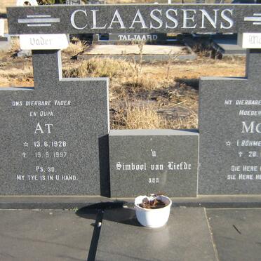 CLAASSENS At 1928-1997 &amp; Mona BOHME 1930-1995