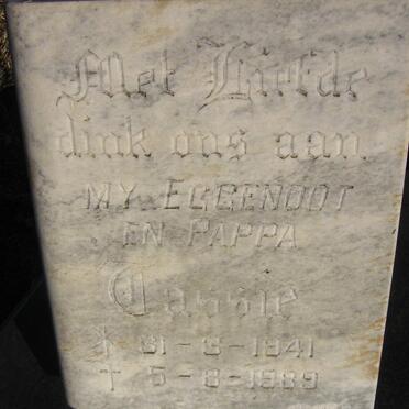 ESTERHUIZEN Cassie 1941-1989