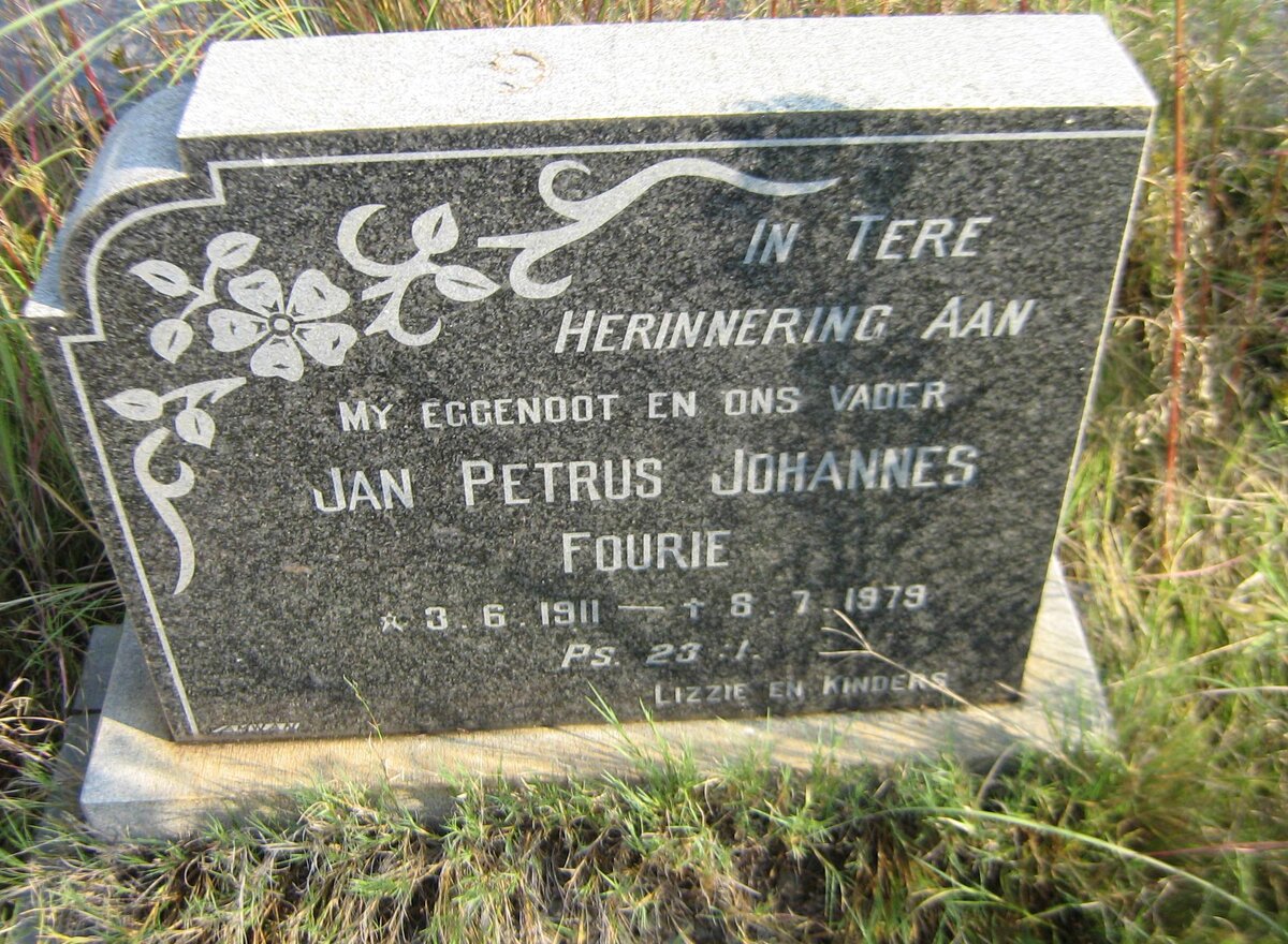 FOURIE Jan Petrus Johannes 1911-1979