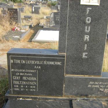 FOURIE Gert Hendrik Holtzhausen 1932-1970