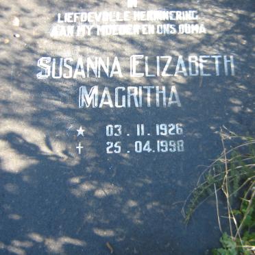 FOUCHE Johannes Christoffel 1914-1998 &amp; Susanna Elizabeth Magritha 1926-1998