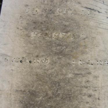 FERREIRA Diederik 1910-1981