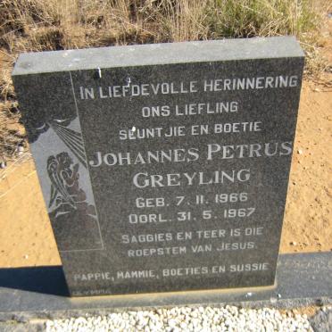 GREYLING Johannes Petrus 1966-1967