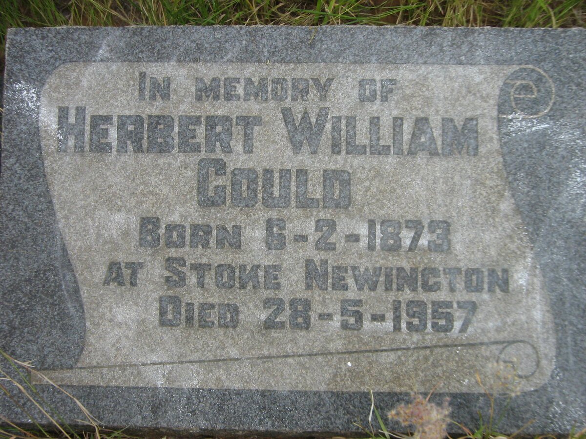 GOULD Herbert William 1873-1957