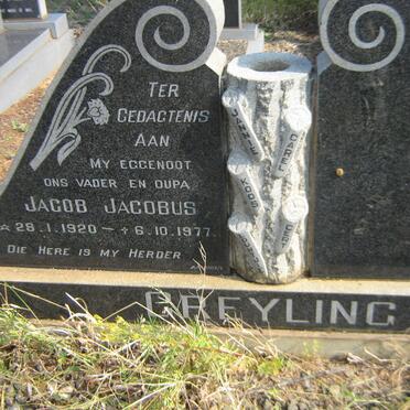 GREYLING Jacob Jacobus 1920-1977