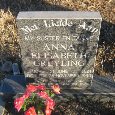 GREYLING Anna Elisabeth 1924-1990