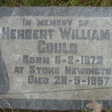 GOULD Herbert William 1873-1957