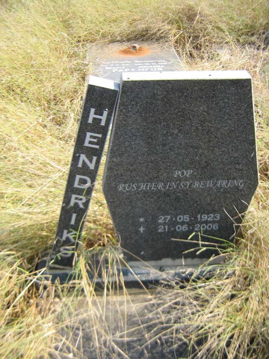 HENDRIKS Pop 1923-2006