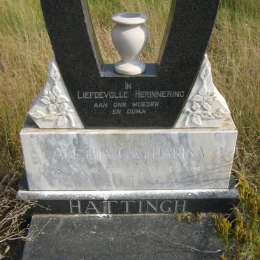 HATTINGH Aletha Catharina 1905-1994