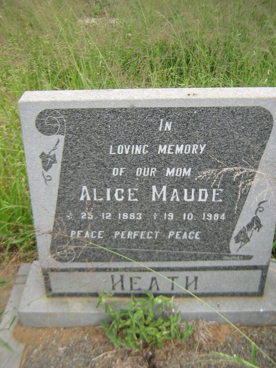 HEATH Alice Maude 1883-1984