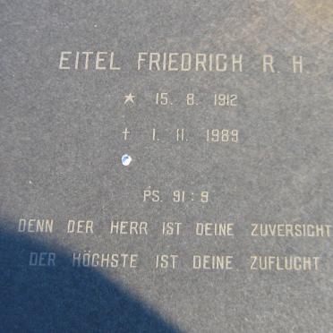 HOOPS Eitel Friedrich R.H. 1912-1989 &amp; Helga Ingeborg 1920-1990