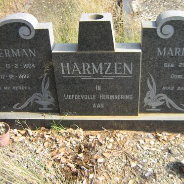 HARMZEN Herman 1904-1982 &amp; Maria M. 1916-2001