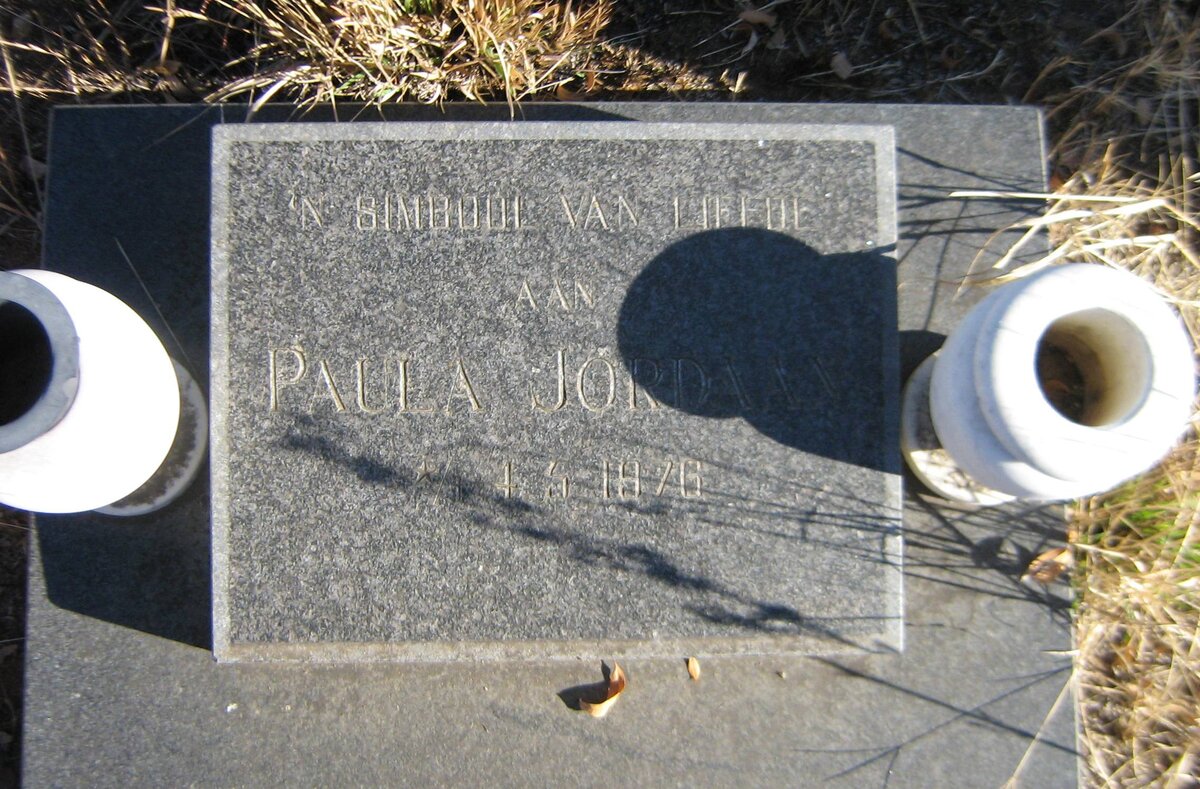 JORDAAN Paula 1976-1976