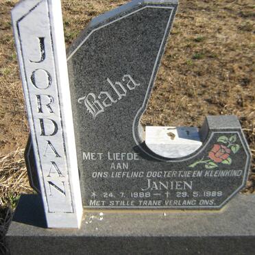 JORDAAN Janien 1988-1989