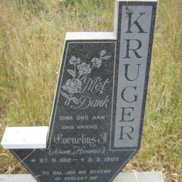 KRUGER Cornelius J. 1912-1988