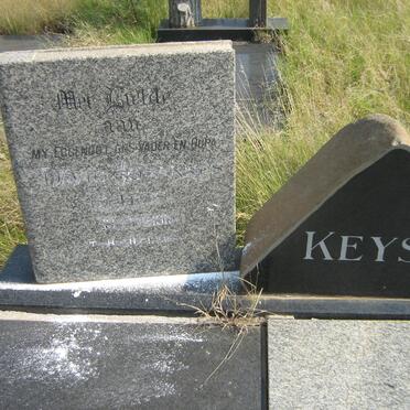 KEYSER David Johannes Petrus 1919-1990 &amp; Elizabeth Hermina PRETORIUS 1921-2009