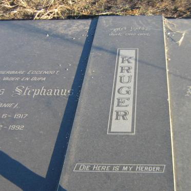 KRUGER Philuppus Stephanus 1917-1992 &amp; Anna Elizabeth 1924-2006
