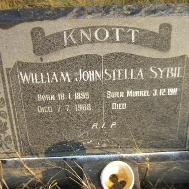 KNOTT William John 1899-1968 &amp; Stella Sybil MORKEL 1911-