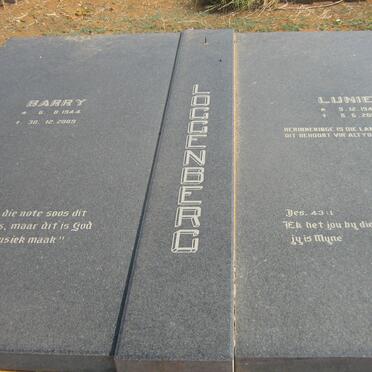 LOGGENBERG Barry 1944-2009 &amp; Lunie 1948-2000